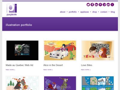Molecularcode Website Design Portfolio - Purple Ink Design