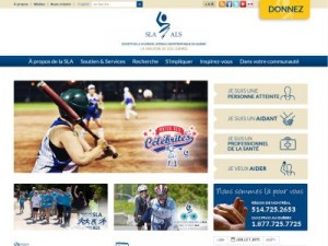 Website Design Portfolio - ALS Society of Quebec