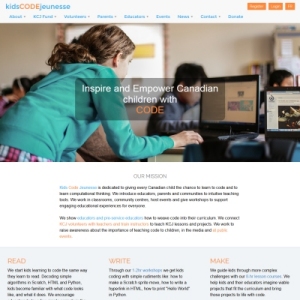 Website Design Portfolio - Kids Code Jeunesse